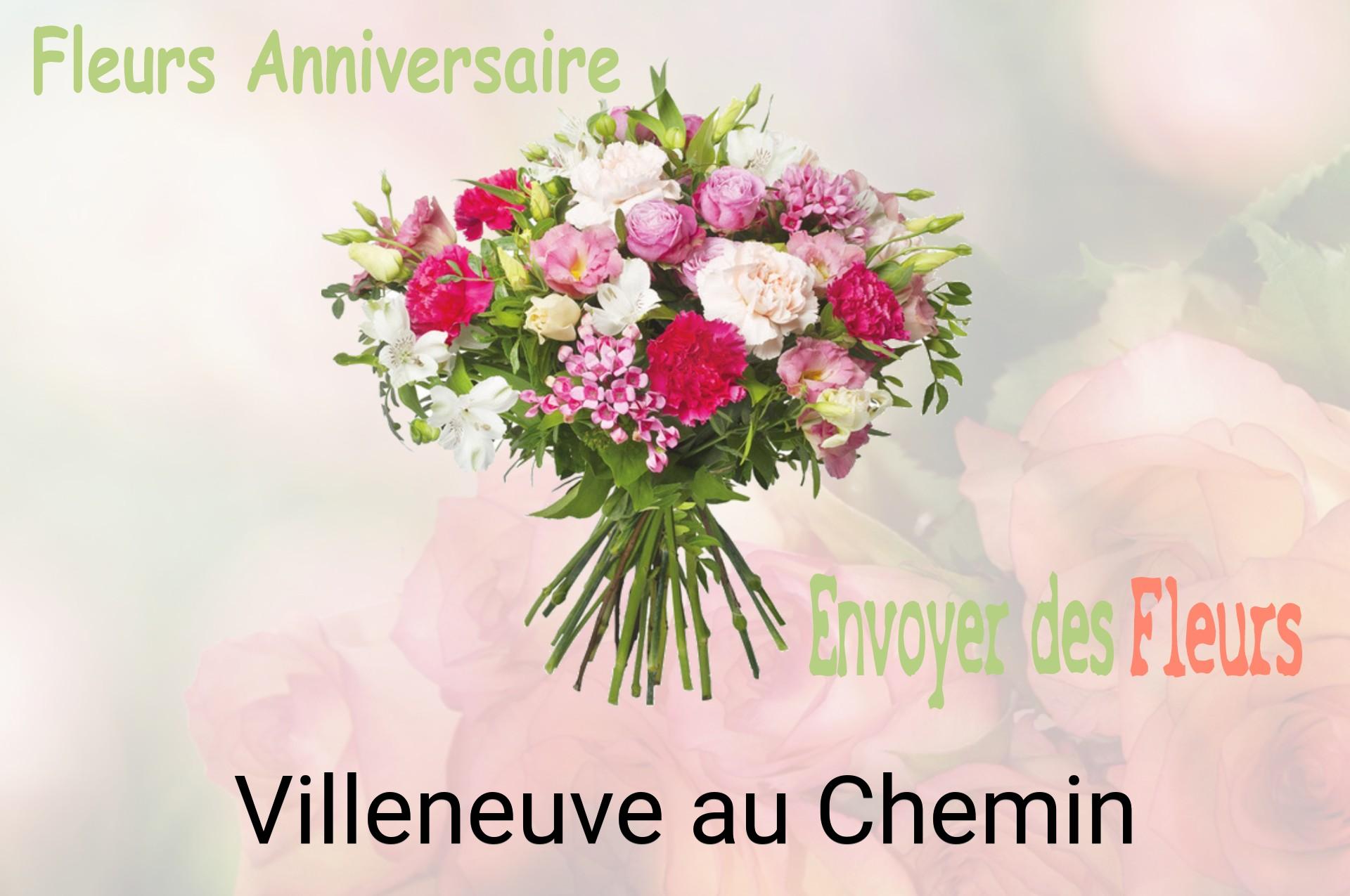 Bouquet de fleurs d’anniversaire livré à Villeneuve-au-Chemin
